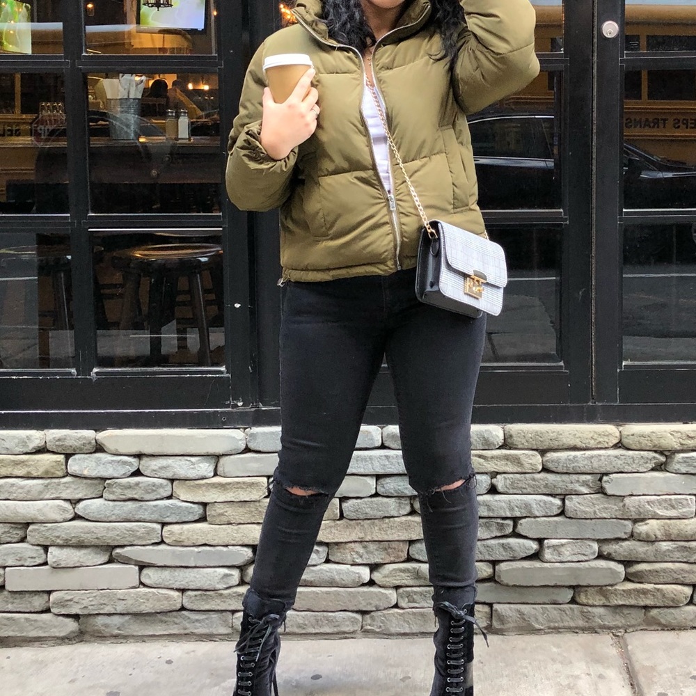 Olive Green Bomber